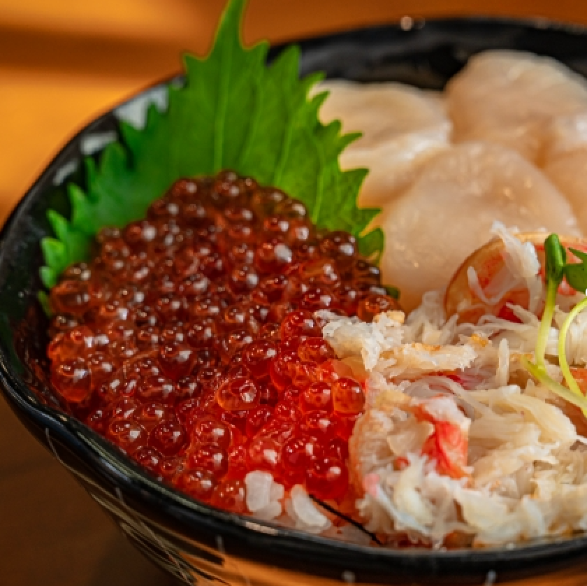 Salmon roe pickled in soy sauce