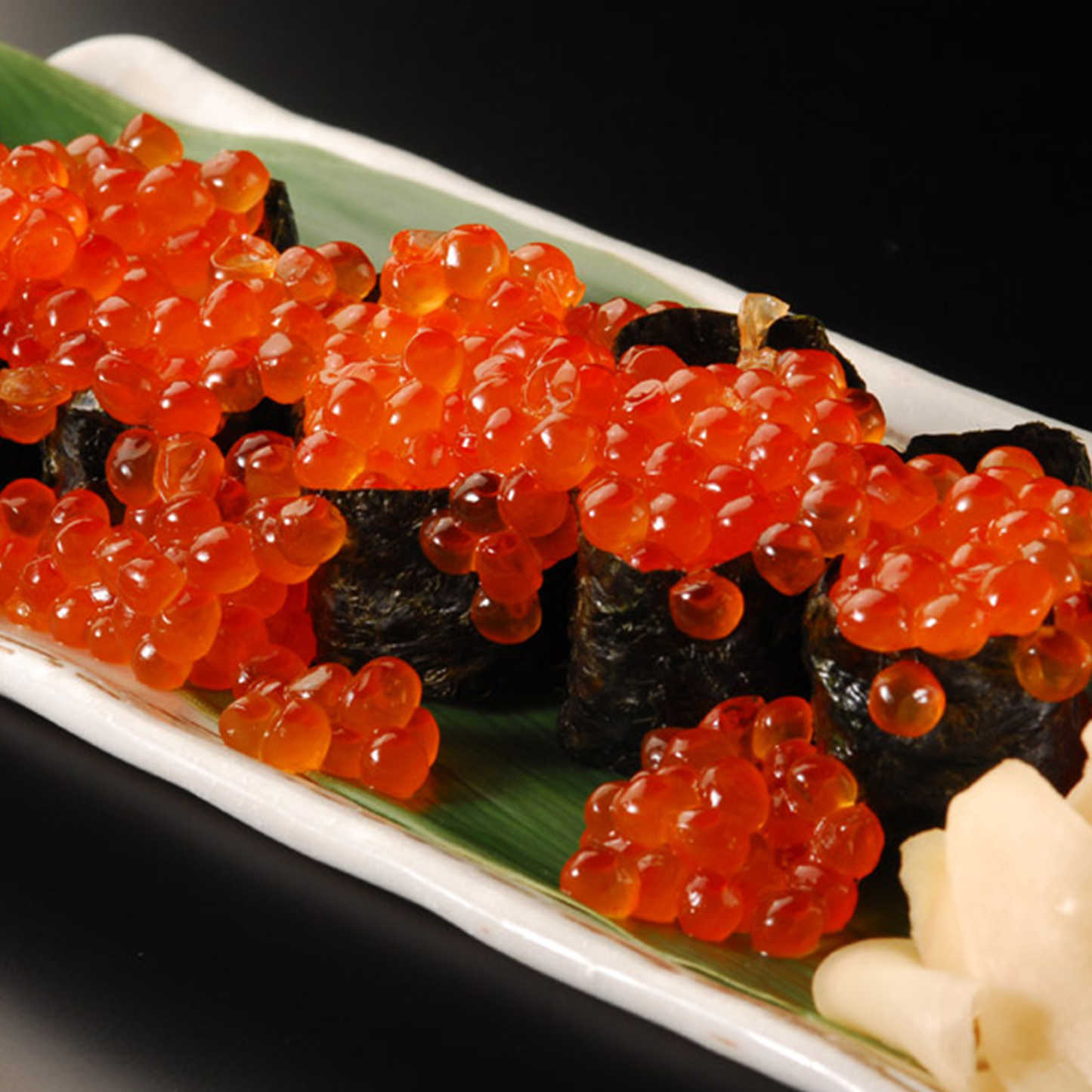 Salmon roe pickled in soy sauce
